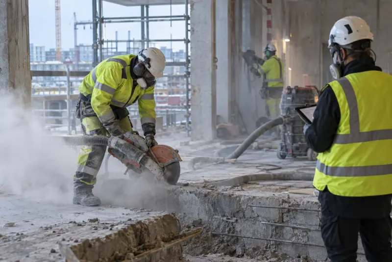 Byggnads granskar dammrisker på över 1 200 arbetsplatser