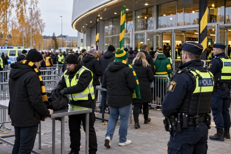 Polisen höjer säkerheten inför rivalmötet i Umeå