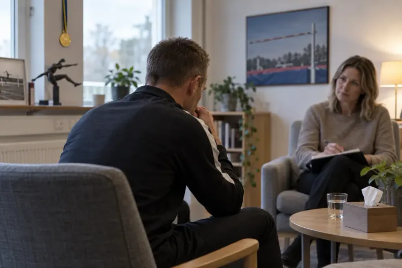 Stefan Holm berättar om hjälpen efter bråket