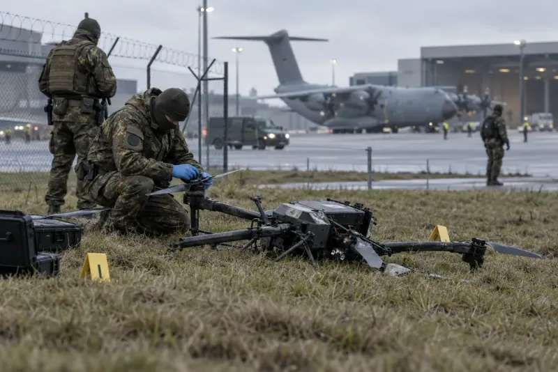 Tysk militär höjer sabotagehotet efter drönarfynd med sprängämnen