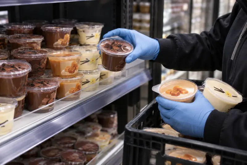 Arla Foods varnar för glasfragment i proteinpudding