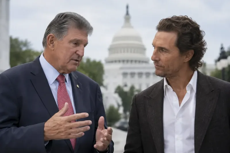 Joe Manchin vill se Matthew McConaughey som president
