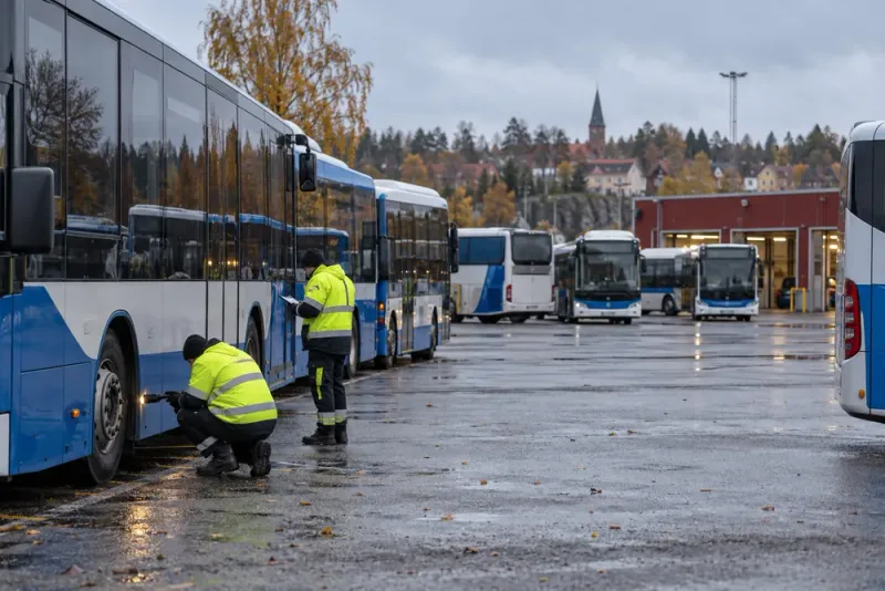 Busstopp i Norrtälje hävdes efter akuta säkerhetskontroller