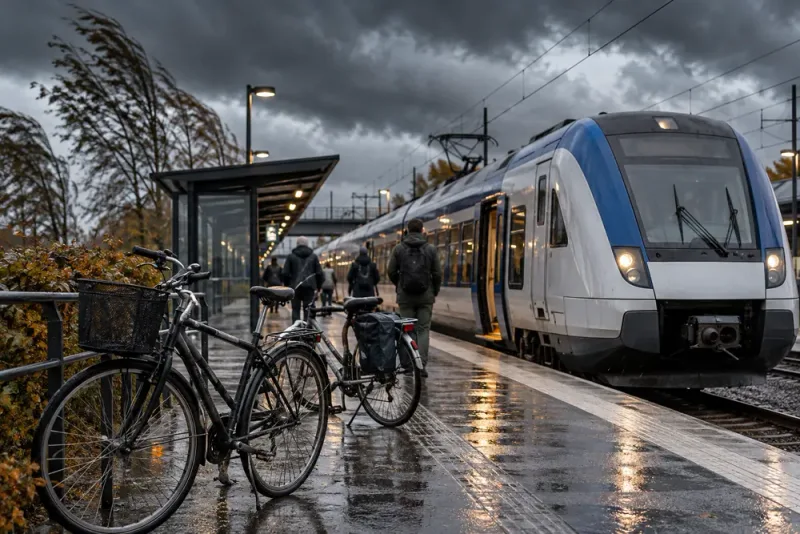 Cykelförbud stoppas samtidigt som oväder hotar Skåne