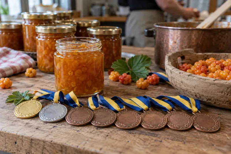 Lotta Persson tog åtta medaljer i mathantverks-SM