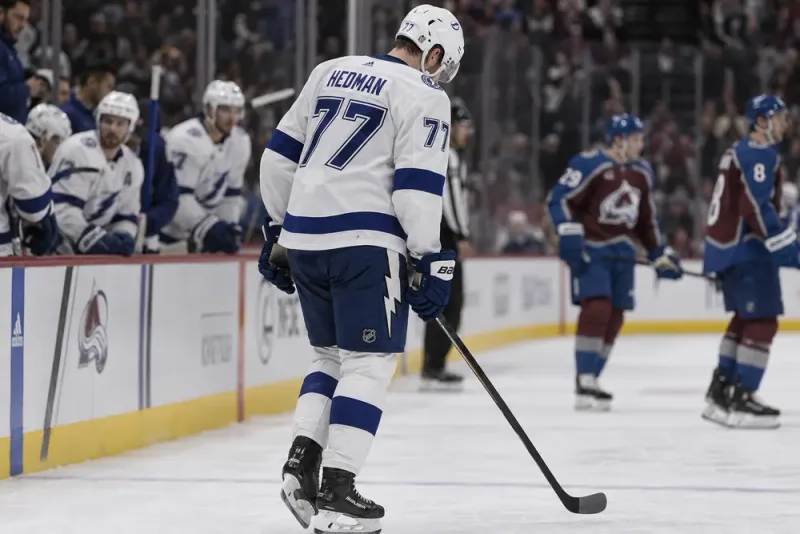 Victor Hedman tvingades bryta – skadeläget oklart