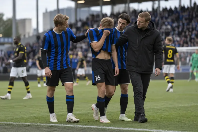 Otso Liimattas tvingades avbryta ett kort inhopp mot AIK