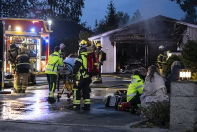 Sju barn brandskadade – brandbil fick användas som ambulans