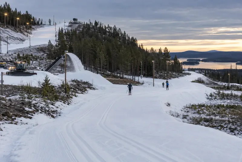 Ny skidarena i Arvidsjaur öppnar för de första åkarna