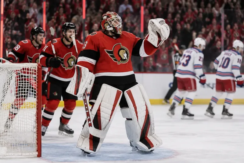 Jonas Johansson poängplockare i vinnande Ottawa-debut