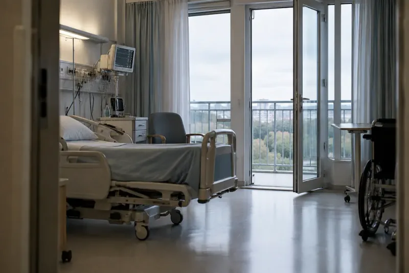 Olåst balkongdörr bakom patientens död på Nyköpings lasarett