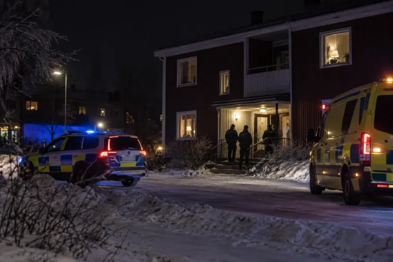 Två män anhållna efter grovt våld i bostad