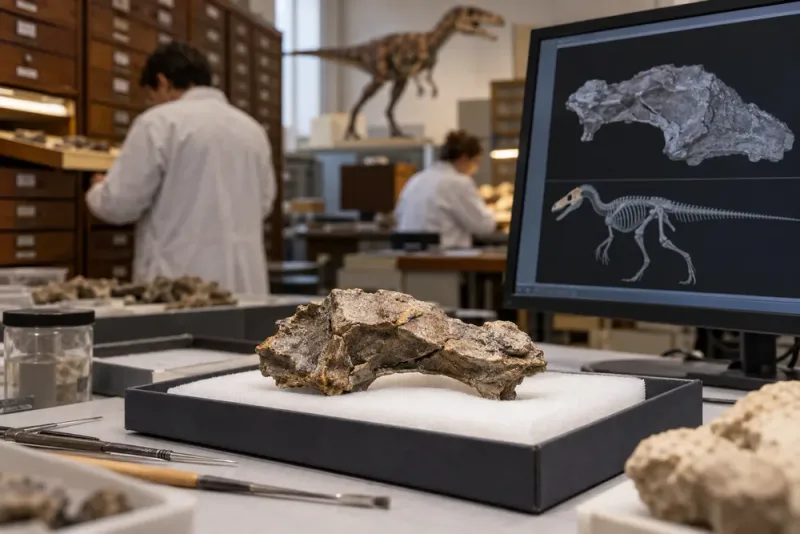Okänd rovdinosaurie identifierad genom hundra år gammalt fossil