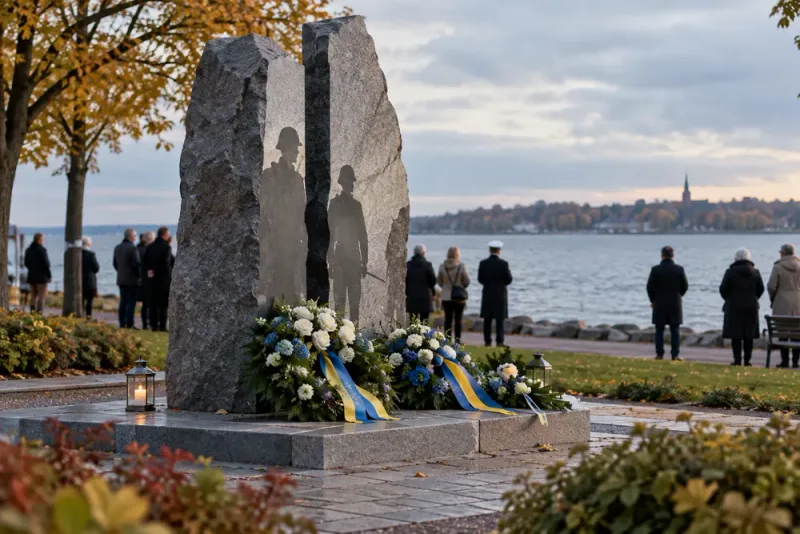 Efter tolv års väntan invigdes veteranmonument i Motala