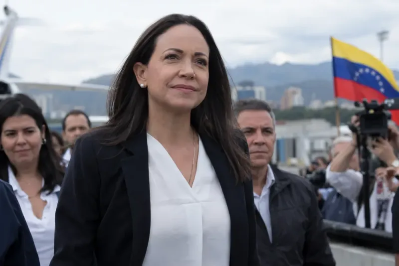 María Corina Machado tillbaka i Venezuela efter månader utomlands