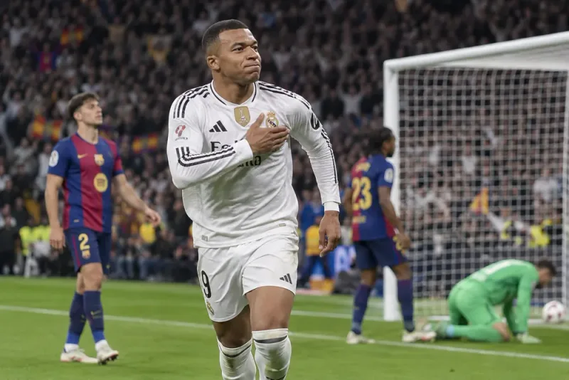 Kylian Mbappé avgjorde El Clásico sent