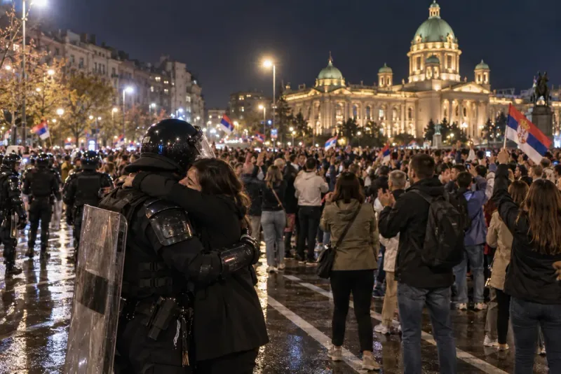 Studentlistan mot historisk valseger – Vučić erkänner nederlag