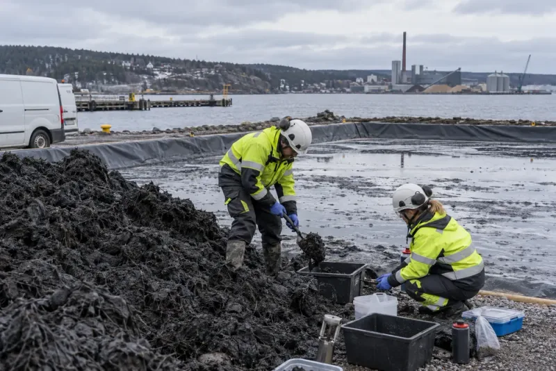 Förorenade fiberbankar i Essvik undersöks för återanvändning