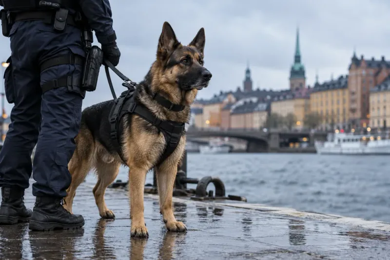 Polishunden Sid räddade sin förare – får prestigefyllt pris