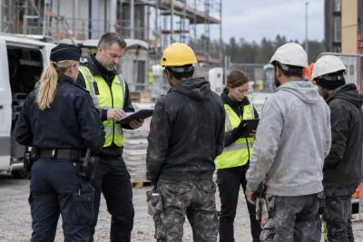 Tre misstänkta människohandelsbrott upptäckta vid svenska arbetsplatskontroller