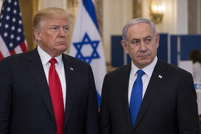 Donald Trump uppmanar israeler att ge Benjamin Netanyahu fortsatt makt
