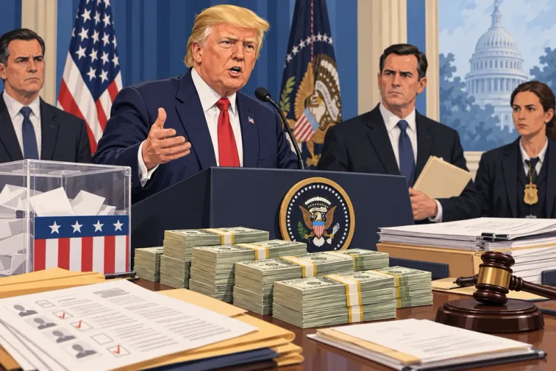 Donald Trump erbjuder tio miljoner kronor för avslöjat valfusk