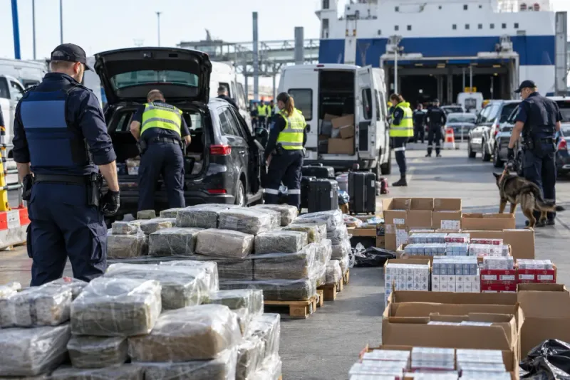 Europeisk polisinsats gav 334 gripna och stora narkotikabeslag