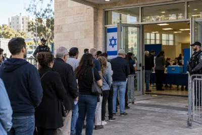 Rekordhögt valdeltagande när Netanyahu utmanas om makten