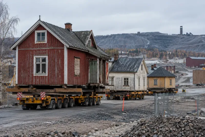Tolv historiska byggnader räddas när Kåkstan flyttas