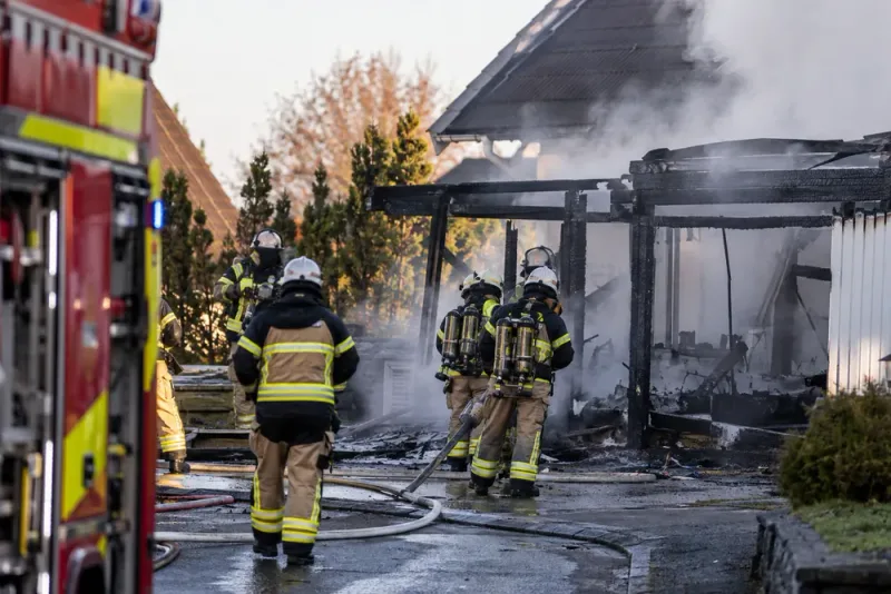 Sju personer skadades i brand – polis utreder händelsen