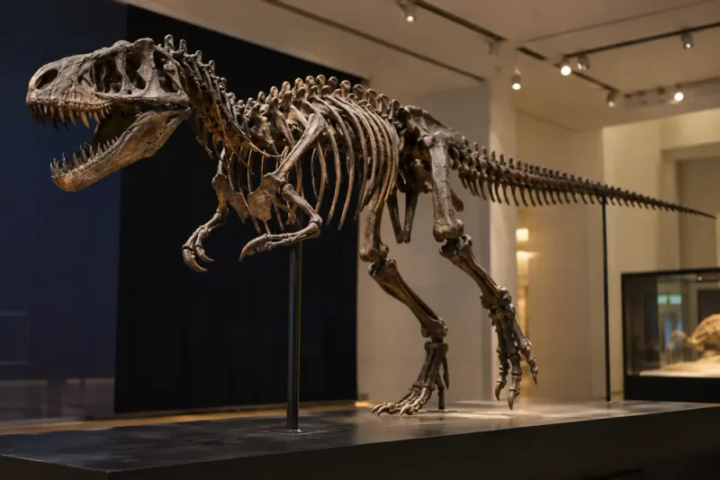 Dinosaurieskelett såldes för 470 miljoner kronor i New York