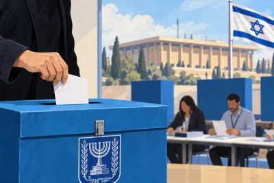 Israelvalet ger inget av blocken egen majoritet