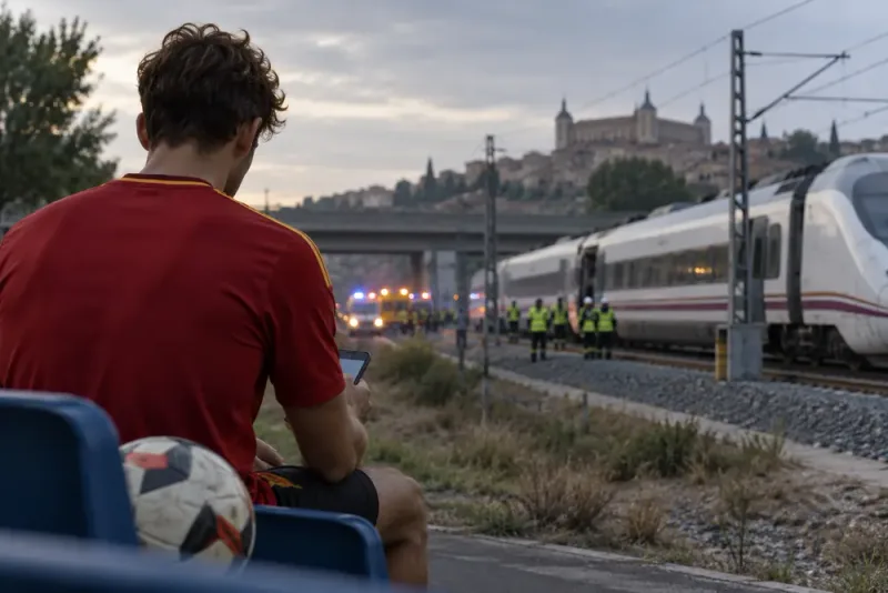 Marcos Llorente kritiserar ministern efter tågtragedin