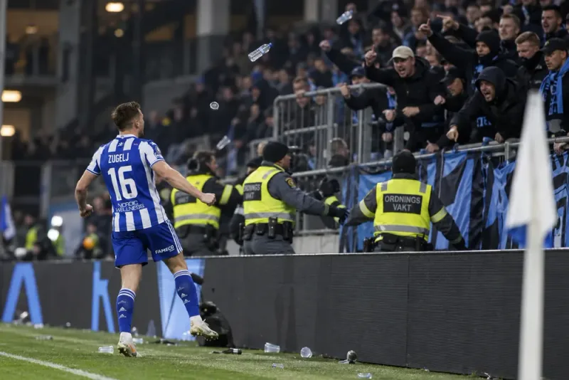Nino Zugeljs målfirande väckte ilska hos Djurgården