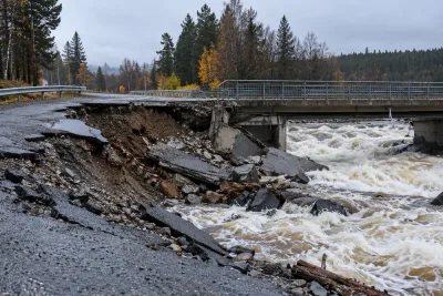 Väg förstörd efter Fortums provtappning – bybor drabbas