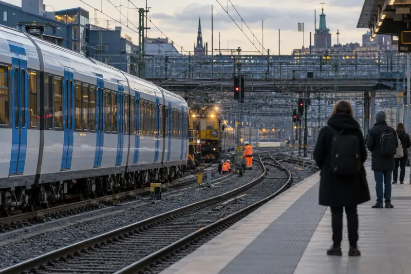 Spårfel slår mot pendeltågen – flera stationer utan trafik