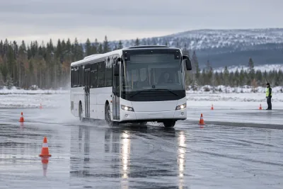 Bussförare i Västerbotten får halkträning i mångmiljonsatsning