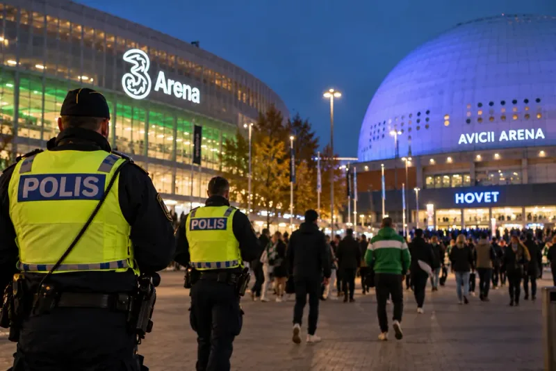 Polisen förstärker bevakningen vid dubbla Stockholmsmatcher