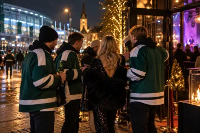 Edvin Törnbloms festnatt med Färjestads hockeyspelare