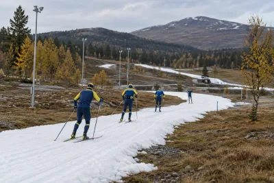 Snöbristen tvingar svenska skidlandslaget att byta land