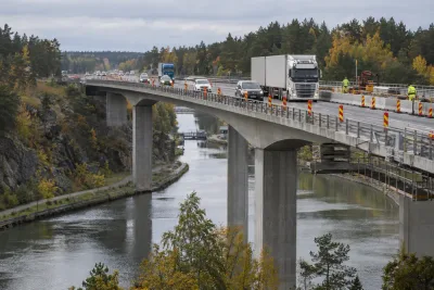E4-trafiken leds om när Norsholmsbron repareras