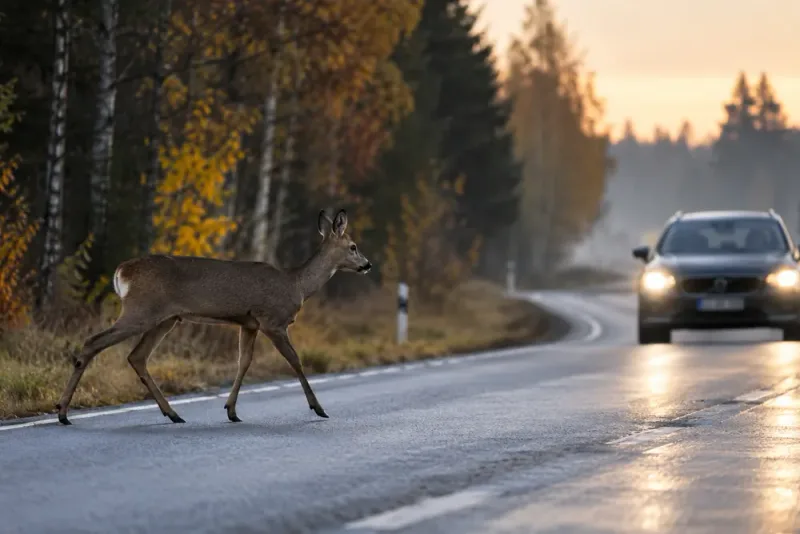 Närmare 30 viltolyckor på en dag i Östergötland