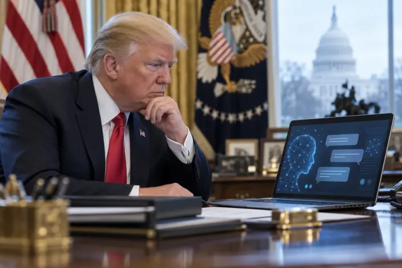 Kongressledamöter kräver insyn i Donald Trumps AI-användning