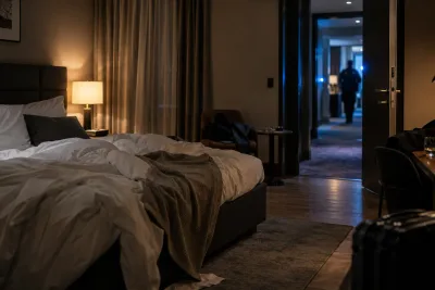 Två män får fem års fängelse efter hotellvåldtäkt