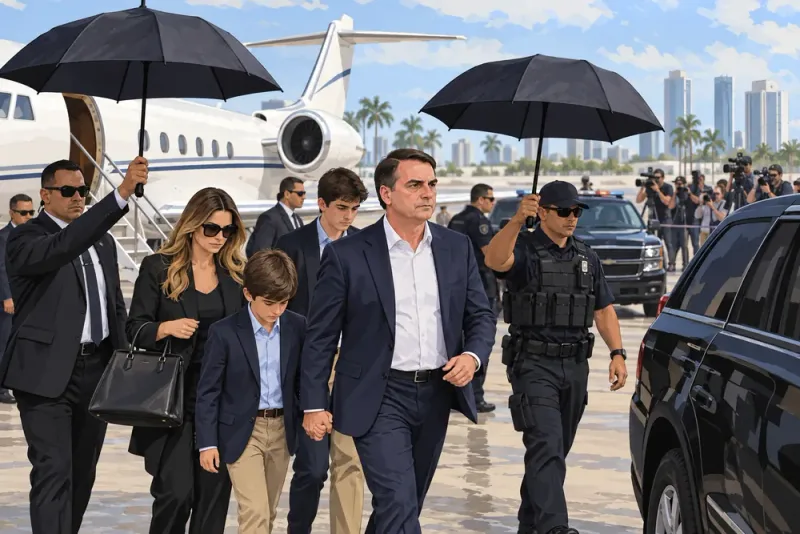 Flávio Bolsonaro flydde till USA efter valförlusten