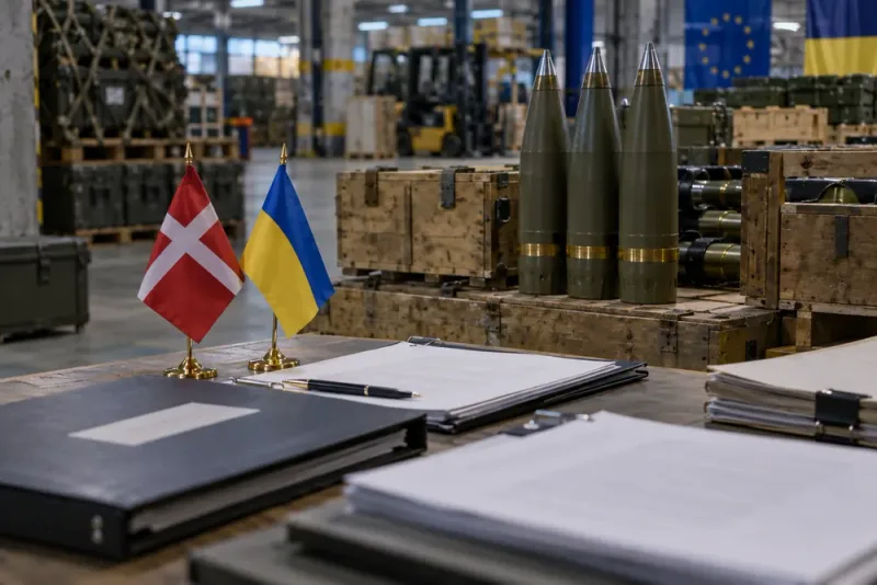 Danska Ukrainastödet hamnade hos ammunitionsbolag utan produktion