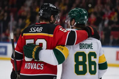 Kovacs och Bromé begravde konflikten efter matchen