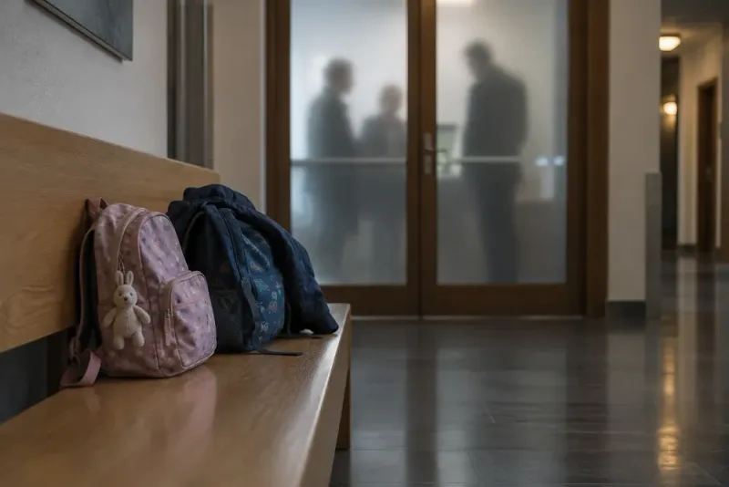 Lärare misstänks för fyra våldtäkter mot två barn