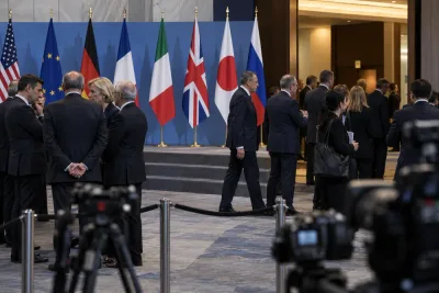 Lavrov-konflikt stoppar G20:s gemensamma fotografering