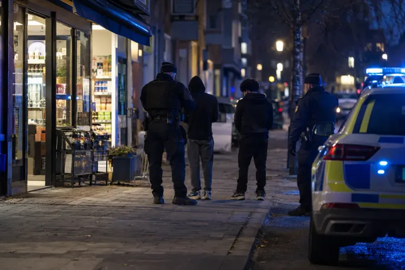 Polisen avlossade varningsskott vid butiksrån – två gripna